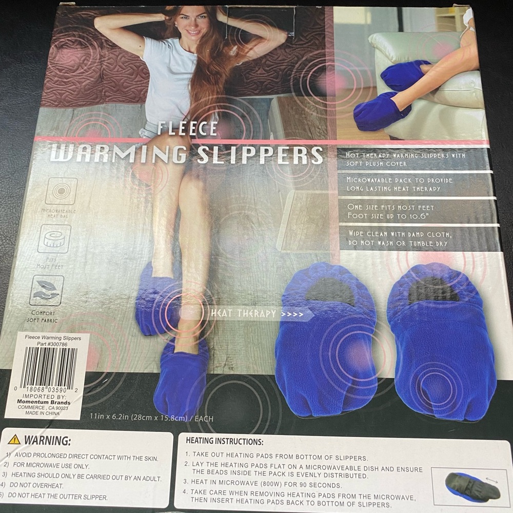 FLEECE WARMING SLIPPERS